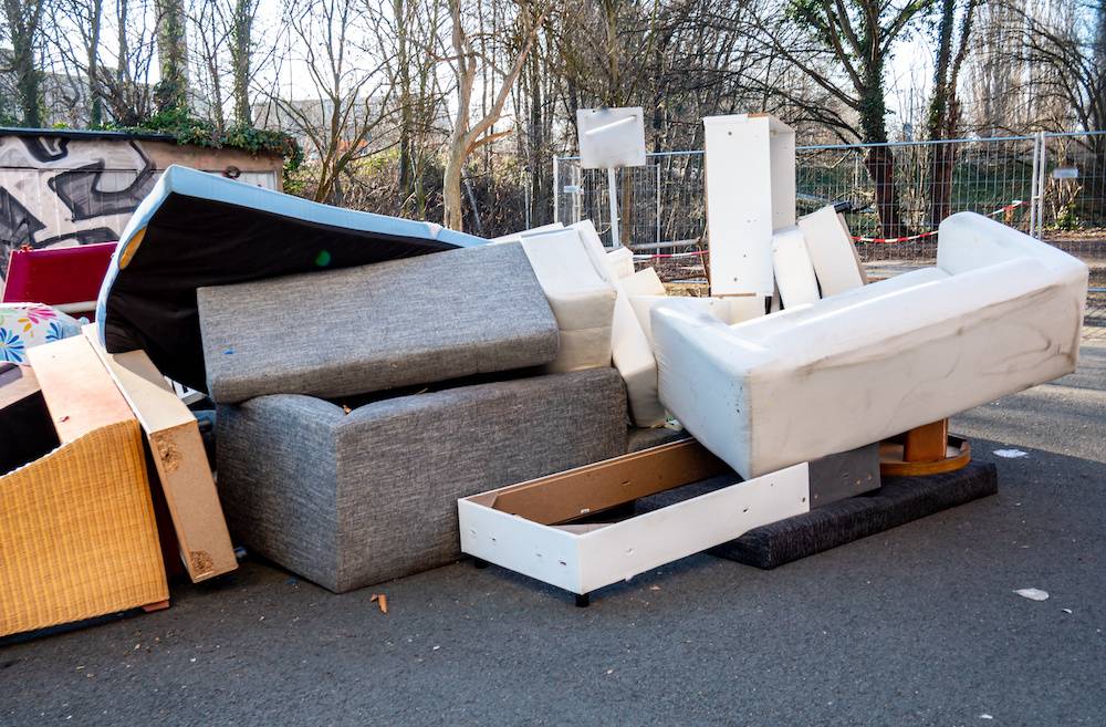 Fly-tipped sofas and bulky furniture collected from Kingston Vale — Rubbish-Collection.com